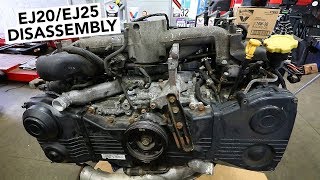 SUBARU Engine Rebuild  EJ20  EJ25 Teardown How To [upl. by Cleave]