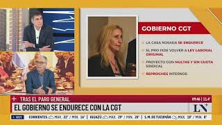 Tras el paro general el Gobierno se endurece con la CGT [upl. by Gurolinick]