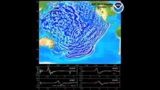 2011 Japan Sendai Earthqauke Tsunami Simulation [upl. by Noved]