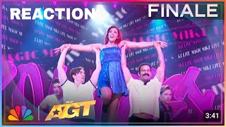 Solange Kardinaly Performs Quick Change With Magic Mike Live  Finale  AGT 2024 Reaction [upl. by Quackenbush821]