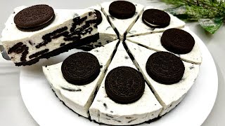 Oreo Kuchen in 5 Minuten Kein Backen Keine Schlagsahne Es ist einfach und lecker [upl. by Nunciata]