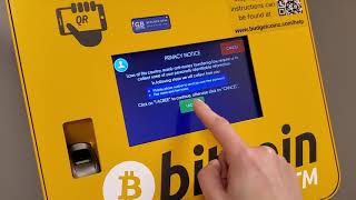 How to Use a Bitcoin ATM to Buy or Send Bitcoin More than 1000  Step by Step Guide [upl. by Kunz]