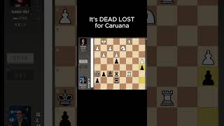 Caruana needs only a draw to win GCT Romania and Anishs surprise chess gct caruana anishgiri [upl. by Waller]