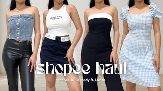 AFFORDABLE SHOPEE TRY ON HAUL ft LOVITO💫  Philippines [upl. by Matthia]