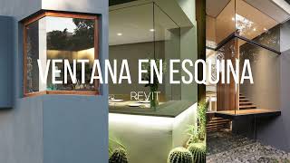 Como hacer Ventanas en Esquinas  Revit [upl. by Atterg]