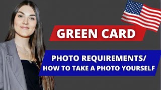 How to take a photo for GREEN CARD LOTTERY yourself Photo requirements DV LOTTERY [upl. by Donelle580]