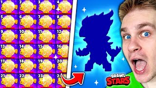 Otworzyłem x100 RAZY ⚠️ MEGA ŚWINIE z LEGENDARNYM STARR DROP ⭐️ i TRAFIŁEM TO… w Brawl Stars 😱 [upl. by Garratt12]