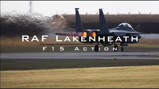 F15 Action with the 48th Fighter Wing at RAF Lakenheath [upl. by Avik]