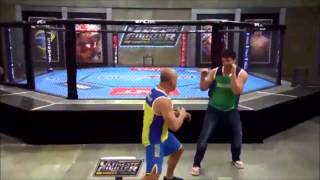 Wanderlei Silva vs Chael Sonnen TUF Brasil 2014 Full Fight  Briga completa Full HD [upl. by Marijn]