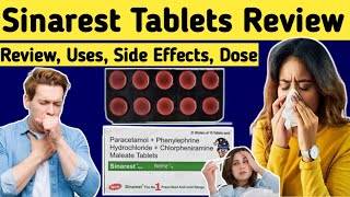 Review Paracetamol Phenylephrine Hydrochloride and Chlorpheniramine Maleate Table  Sinarest tablets [upl. by Dewhirst]