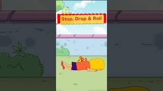 Learn Fire Safety Song for Kids Children Stop Drop and Roll Educational by Patty Shukla short fire [upl. by Auqenahc]