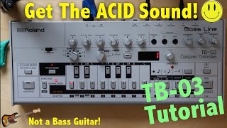 How bad is it to program  Roland TB03 Bassline Tutorial [upl. by Auohp]