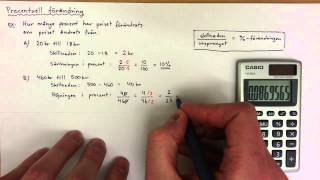 8  Bråk och Procent  Procentuell förändring [upl. by Kcuhc]