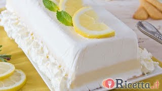 Semifreddo al limone  Ricettait [upl. by Dinerman134]