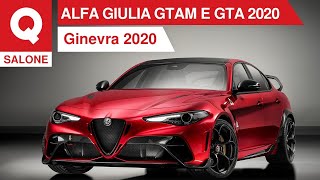 Alfa Romeo Giulia GTAm e GTA 2020 tutti i dettagli ufficiali  Salone di Ginevra [upl. by Pacheco]