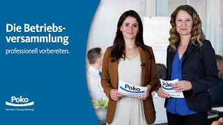 Die Betriebsversammlung professionell vorbereiten [upl. by Yatnohs323]