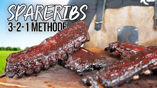 Botermalse 321 SPARERIBS op de kamado BBQ 🍖  Kolenboertje [upl. by Ecnarepmet]