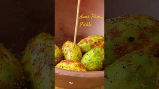 Tasty June Plum pickle shorts [upl. by Anirbed84]