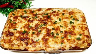 How to make Bake pasta with minced Beef and bechamel sauce [upl. by Aissila435]