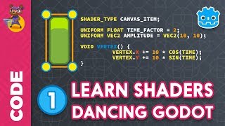 Godot Shader Tutorial 1 Intro to Shader Programming [upl. by Annairb147]