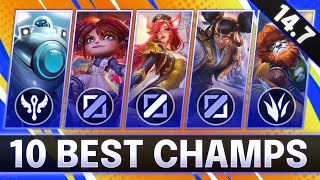 10 BROKEN Champions In 147  CHAMPS to MAIN for FREE LP  LoL Guide Patch 147 [upl. by Longmire799]