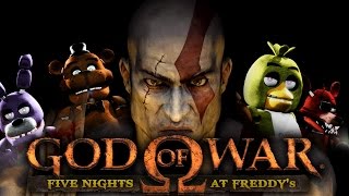 Kratos Plays Five Nights at Freddys《當戰神在玩具熊的五夜后宮》 3D動畫 [upl. by Htrow397]