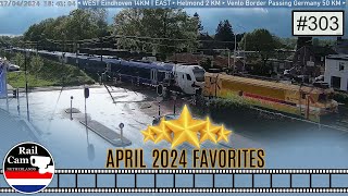 Railcam April 2024 Favorites 303 [upl. by Nossaj182]