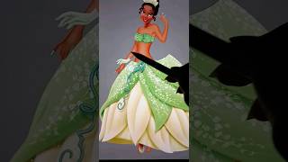 Disney Princess Tiana Transformation glow up  Art bucket cartoon disney glowup tiana princess [upl. by Goodyear]