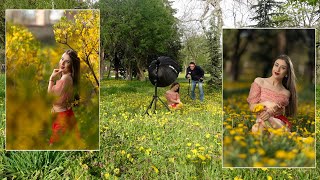 Spring portrait 2 light Godox V860III and AD300PRO [upl. by Eibloc]