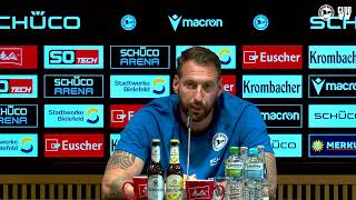 08 1FC Saarbrücken Die Pressekonferenz vor dem Spiel [upl. by Adnahsed165]