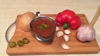 Готовим самый вкусный соус Сальса дома за 5 минут Вкусный соус Сальса для шашлыка и мясных блюд [upl. by Orips]