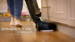 SpinWave®  Vac Cordless AllInOne Powered SpinMop and Vacuum Feature Overview [upl. by Alian529]