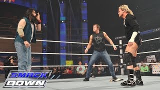 An altercation ensues over the Intercontinental Championship SmackDown March 5 2015 [upl. by Noied]