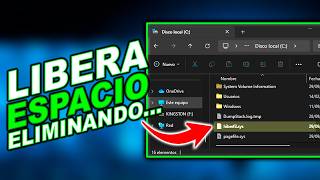 COMO LIBERAR ESPACIO EN DISCO LOCAL C  ELIMINAR hiberfilsys  Windows 11 y 10 [upl. by Lasky878]