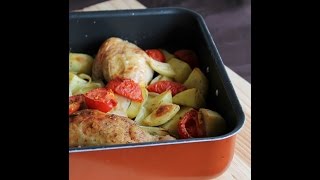 Pollo al forno con patate e pomodori [upl. by Caines]