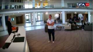 Jill Scotts Tour of St Georges Park  FATV [upl. by Senilec]