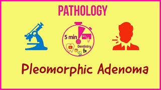 PLEOMORPHIC ADENOMA  ORAL PATHOLOGY  QUICK LECTURE  5 min DENTISTRY [upl. by Alleahcim]