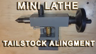 Mini Lathe tailstock centering The definitive video guide [upl. by Douglass]