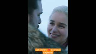 John Snow and daenerys targaryen Love Story  Game of thrones GOT [upl. by Yesoj]