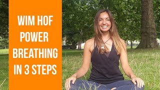 Wim Hof power breathing exercise explained in 3 steps [upl. by Drain]