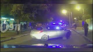 Video robo y persecución policial a toda velocidad en la noche de Córdoba [upl. by Assyram]