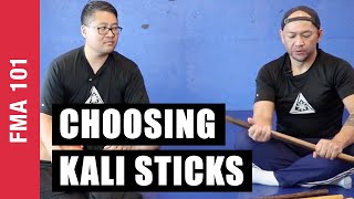 Choosing Eskrima Sticks for Class Training  Filipino Martial Arts  FMA 101 EP 01 [upl. by Jp]