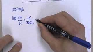 converting km per hour to m per sec [upl. by Sioled]