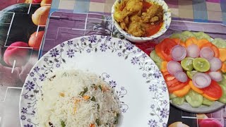 Subha Bijaya Special Fried Rice With ChickenBinatar kitchen [upl. by Eenehs375]