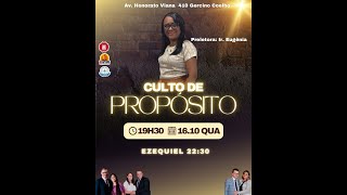 CULTO DE PROPÓSITO  PALAVRA MISS EUGÊNIA  DATA 16102024 ADMISSÃO GERCINO COELHO [upl. by Jehias]