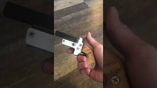 Homemade derringer with new wood grips [upl. by Halbert]