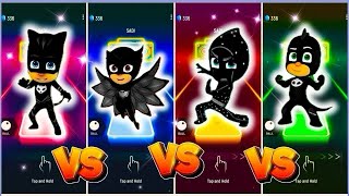 Catboy 🆚 Owlette 🆚 Gekko 🆚 Romeo  PJ Masks  Tiles Hop EDM Rush [upl. by Ahsital]