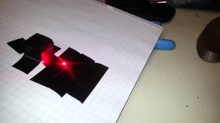 Laser Diode burning electrical tape [upl. by Yerrot824]