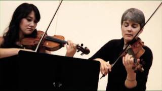 Bartok 44 Duets for Two Violins Part 1 [upl. by Hokanson]