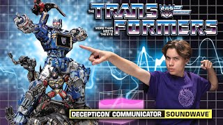 TRANSFORMERS SOUNDWAVE IN REAL LIFE XM Studios Soundwave [upl. by Tiernan763]